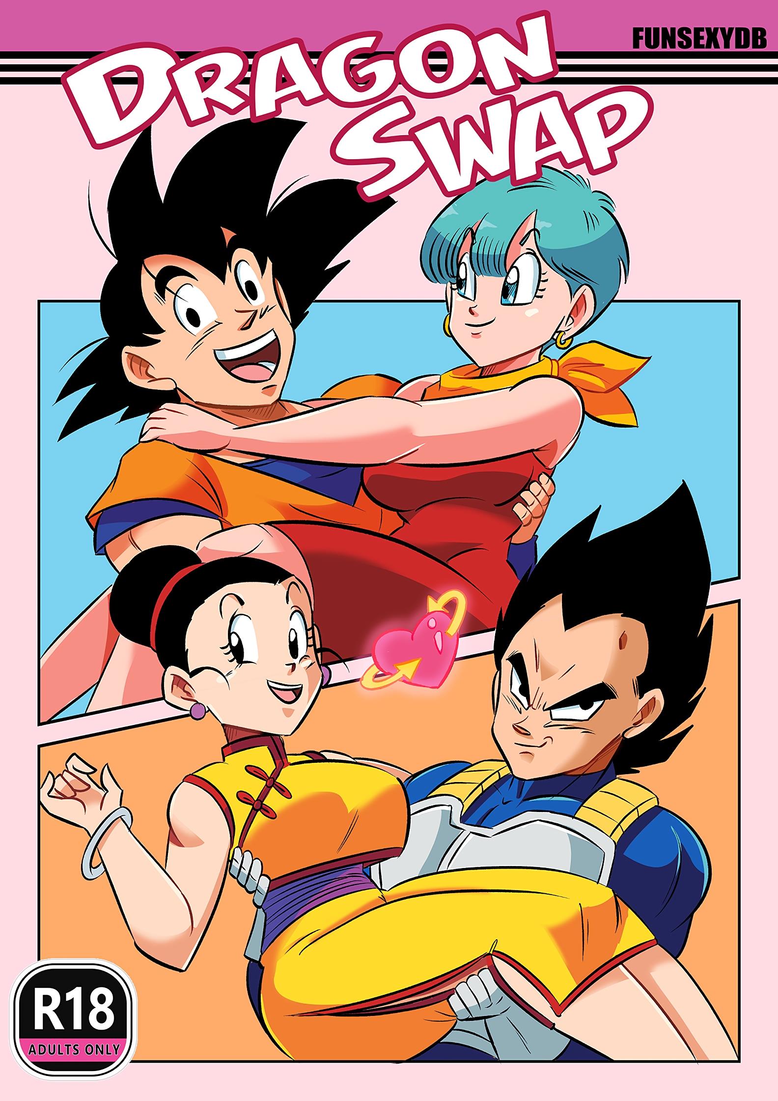 Troca de Casais em DBZ - Dragon Ball - Manga Hentai