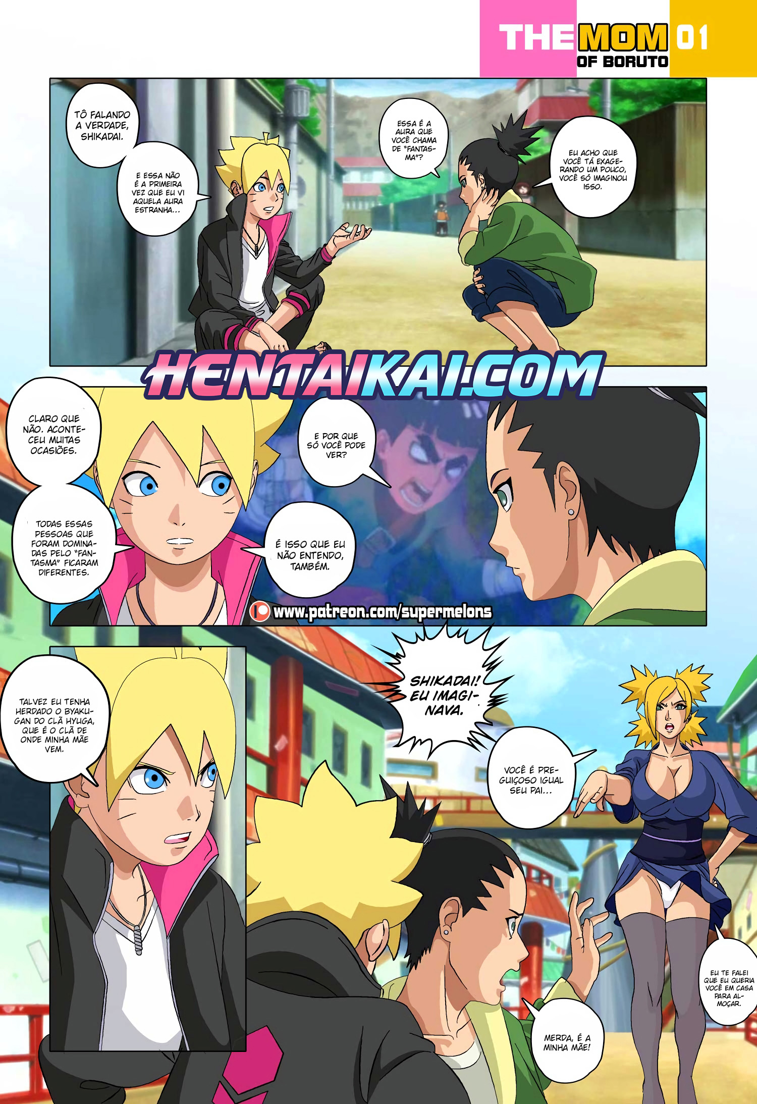 A mãe de Boruto - Hentai Incesto - Manga Hentai