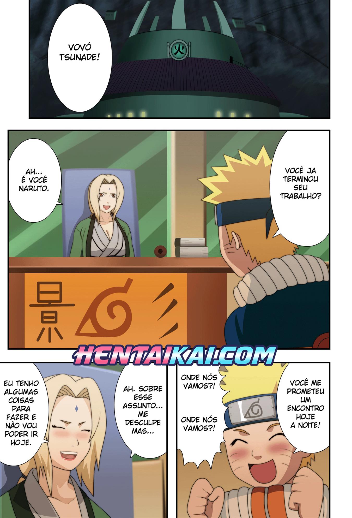 Naruto comendo Tsunade - Naruto Porno - Manga Hentai